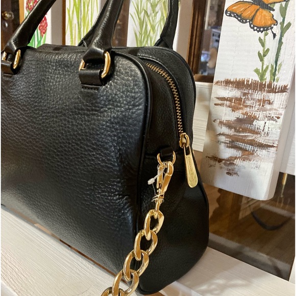 NWT MICHAEL KORS LEATHER KNOX TASSEL 2-WAY SATCHEL - Picture 12 of 16